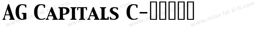 AG Capitals C字体转换